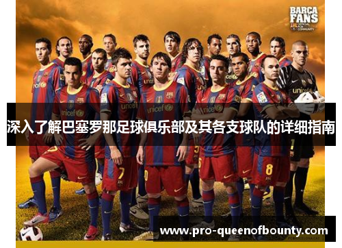 深入了解巴塞罗那足球俱乐部及其各支球队的详细指南